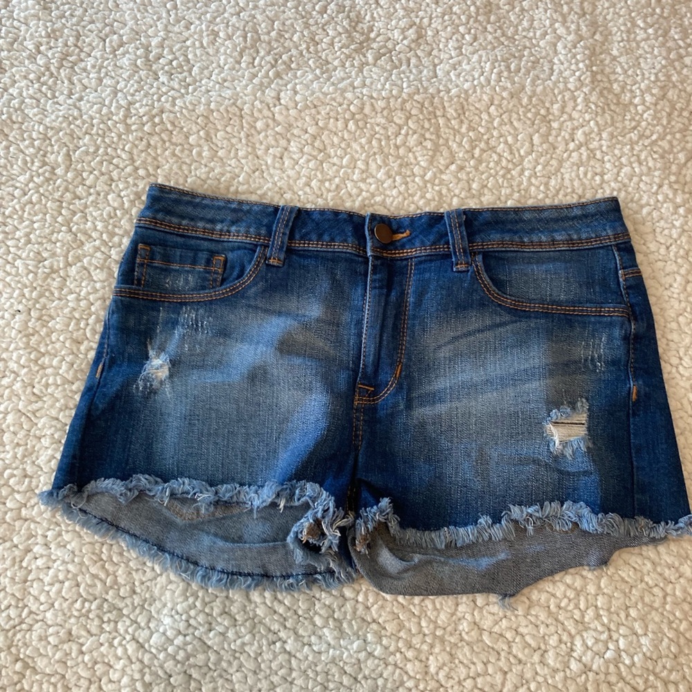 Forever 21 Women's High Rise Cut Off Shorts size 29